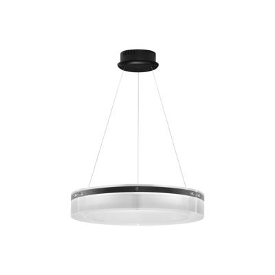 Lyora Design hanglampPauline zwart met glas Ø 70cm - 9695262