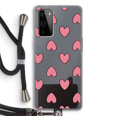 Ondersteboven verliefd: OnePlus 9 Pro Transparant Hoesje met koord
