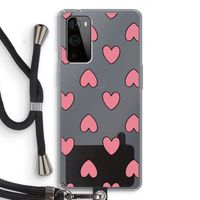 Ondersteboven verliefd: OnePlus 9 Pro Transparant Hoesje met koord