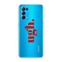 Ugh: Oppo Find X3 Lite Transparant Hoesje