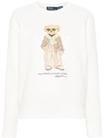 Polo Ralph Lauren sweat à imprimé Polo Bear - Blanc