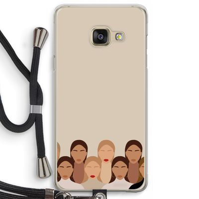 Girls girls girls: Samsung Galaxy A3 (2016) Transparant Hoesje met koord
