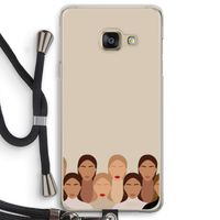Girls girls girls: Samsung Galaxy A3 (2016) Transparant Hoesje met koord