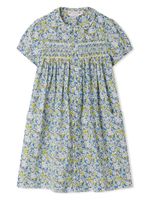 Bonpoint robe Candice en coton à fleurs - Bleu - thumbnail