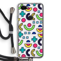 8-bit N°6: Pixel 3a Transparant Hoesje met koord