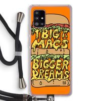 Big Macs Bigger Dreams: Samsung Galaxy A51 5G Transparant Hoesje met koord