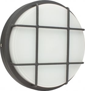 LED Bulkhead 20W 4000K 680 lumen rond zwart diameter 220mm hoogte 52mm Schwabe