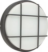 LED Bulkhead 20W 4000K 680 lumen rond zwart diameter 220mm hoogte 52mm Schwabe - thumbnail