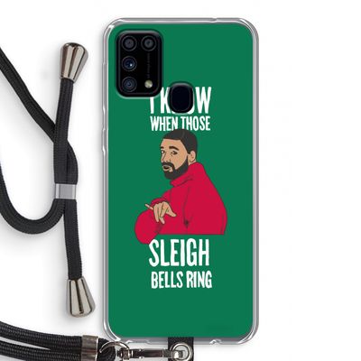 Sleigh Bells Ring: Samsung Galaxy M31 Transparant Hoesje met koord