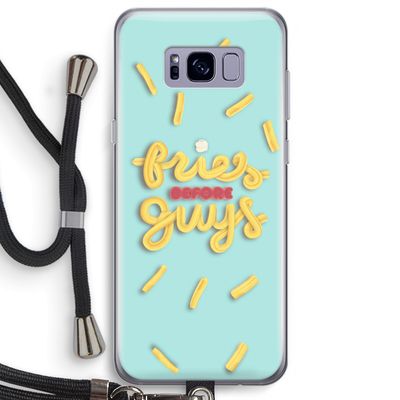 Always fries: Samsung Galaxy S8 Plus Transparant Hoesje met koord