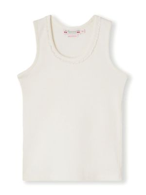 Bonpoint débardeur Coline à ornements - Blanc