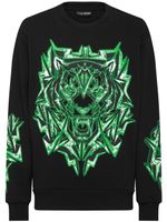 Plein Sport sweat imprimé à patch logo - Noir