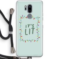 It's Lit: LG G7 Thinq Transparant Hoesje met koord