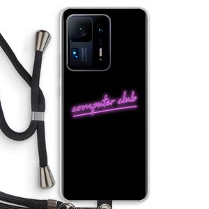 Vice Black: Xiaomi Mi Mix 4 Transparant Hoesje met koord