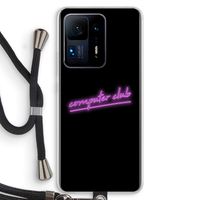 Vice Black: Xiaomi Mi Mix 4 Transparant Hoesje met koord