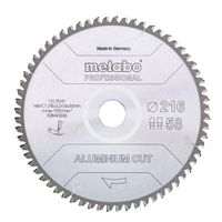 Metabo Accessoires Cirkelzaagblad | "Aluminium Cut Prof" | 254x30mm | Z72 FZ/TZ 5° neg - 628447000 - thumbnail