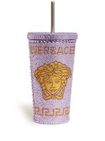 Versace mug de voyage Medusa ornée de cristal - Violet