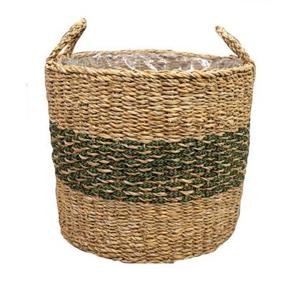 Ter Steege Plantenmand voor Binnen Zeegras Beige-Groen D 41 cm H 36 cm