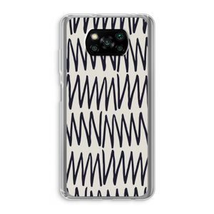 Marrakech Zigzag: Xiaomi Poco X3 NFC Transparant Hoesje
