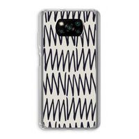 Marrakech Zigzag: Xiaomi Poco X3 NFC Transparant Hoesje