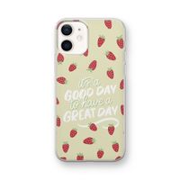 Don't forget to have a great day: iPhone 12 mini Transparant Hoesje