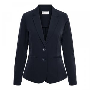 &Co - Navy Blazer kort basic - Maat 3XL