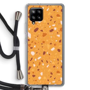 Terrazzo N°24: Samsung Galaxy A42 5G Transparant Hoesje met koord