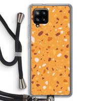 Terrazzo N°24: Samsung Galaxy A42 5G Transparant Hoesje met koord