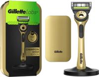 Gillette Gillette Labs Premium Gold Scheersysteem + Reisetui - Luxe Design Gillette Gillette Labs Premium Gold Scheersysteem + Reisetui - Luxe Design
