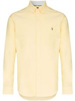 Polo Ralph Lauren chemise boutonnée à logo brodé - Jaune - thumbnail