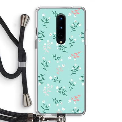 Small white flowers: OnePlus 8 Transparant Hoesje met koord
