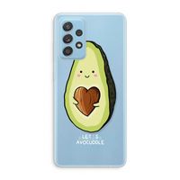 Avocuddle: Samsung Galaxy A73 Transparant Hoesje
