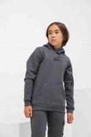 Malelions Cargo Hoodie Kids Donkergrijs - Maat 140 - Kleur: Donkergrijs | Soccerfanshop