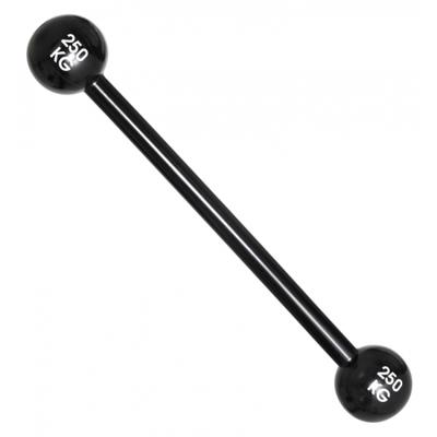 Opblaasbare gewichten halter - 120 cm - zwart - gewicht heffen