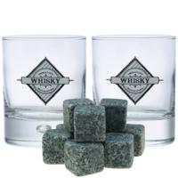 Durobor Whiskyglazen - set 6x stuks - 290 ml - incl. 9x whisky ijsblokken - thumbnail