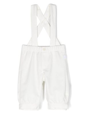 Il Gufo salopette à taille élastiquée - Blanc