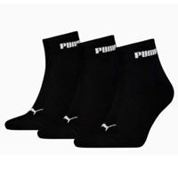 Sportsokken Puma CUSHIONED NEXT QUARTER 701225904 002 Zwart 3 paar Schoenmaat 35-38