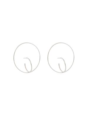 Charlotte Chesnais boucles d'oreilles structurées - Argent