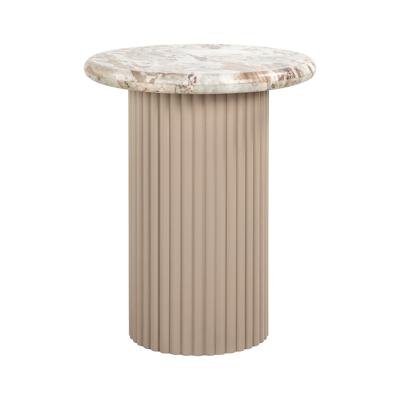 Richmond Ronde Bijzettafel 'Coronel' Marmer, 50cm