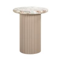 Richmond Ronde Bijzettafel 'Coronel' Marmer, 50cm