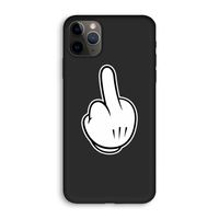 Middle finger white: iPhone 11 Pro Biologisch afbreekbaar hoesje
