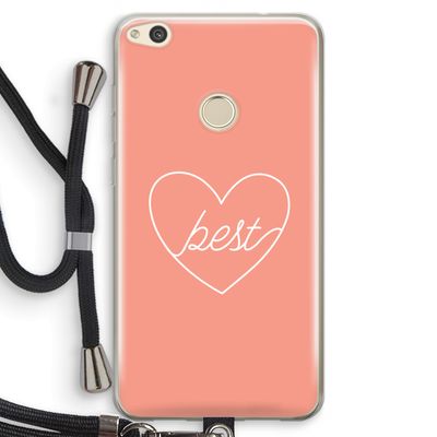 Best heart: Huawei Ascend P8 Lite (2017) Transparant Hoesje met koord