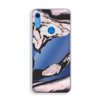 Roze stroom: Huawei Y6s Transparant Hoesje