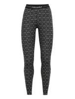 Icebreaker 250 Vertex Leggings Alpine Geo Dames Thermobroek Black/Snow/J L Icebreaker 250 Vertex Leggings Alpine Geo Dames Thermobroek Black/Snow/J L