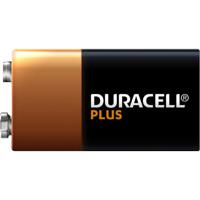 Duracell Plus 9V Alkaline MN1604 batterijen (set van 10 stuks)