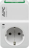 APC PM1WU2-GR Tussenstekker met overspanningsbeveiliging 3680W 1x stopcontact + 2x USB - thumbnail