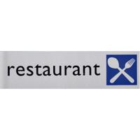 Infobord pictogram restaurant 165x44mm