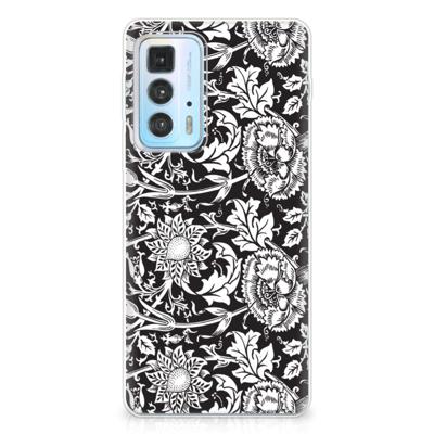Motorola Edge 20 Pro | TPU Case | Black Flowers Motorola Edge 20 Pro | TPU Case | Black Flowers