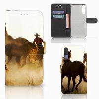 Huawei P20 Pro | Telefoonhoesje | Met pasjeshouder | Design Cowboy