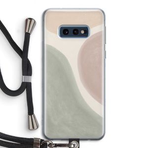 Geo #6: Samsung Galaxy S10e Transparant Hoesje met koord